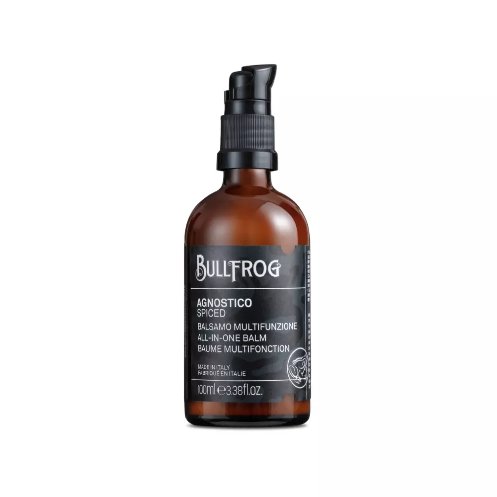 Bullfrog Agnostico Spiced - balsam do brody i twarzy o zapachu z nutami różowego pieprzu 100ml